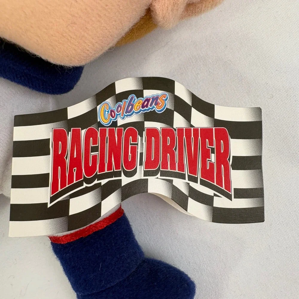 Vintage 1999 Rusty Wallace #2 NASCAR Coolbeans Plush Racing Driver Toy NWT